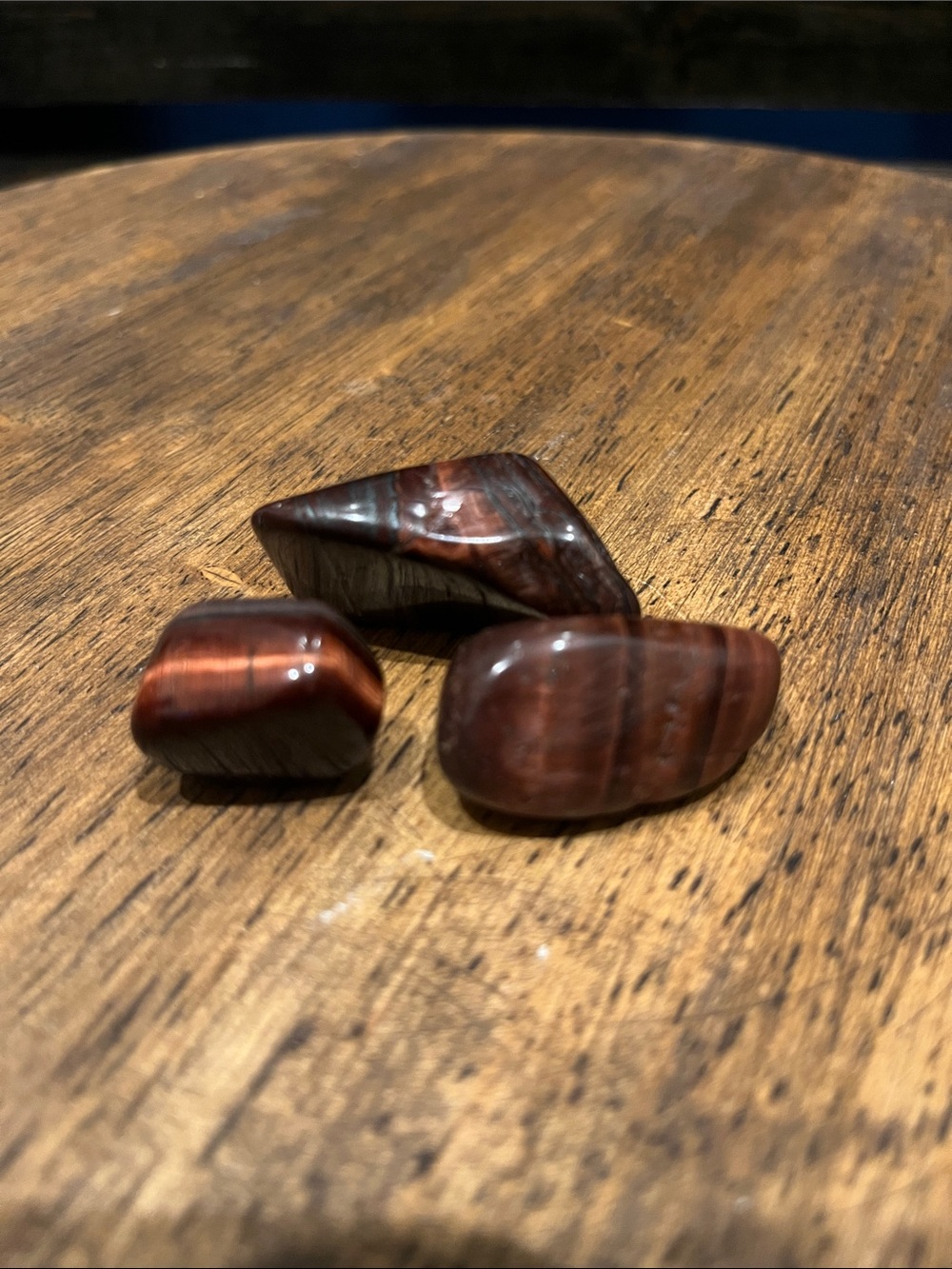 3/$15 Red Tiger Eye Tumble Lot of 3